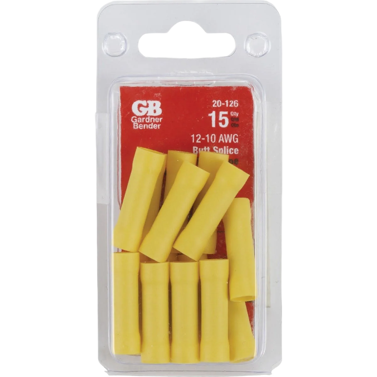Optimized Gardner Bender 12 AWG to 10 AWG Yellow Butt Splice 15-Pack Trusted