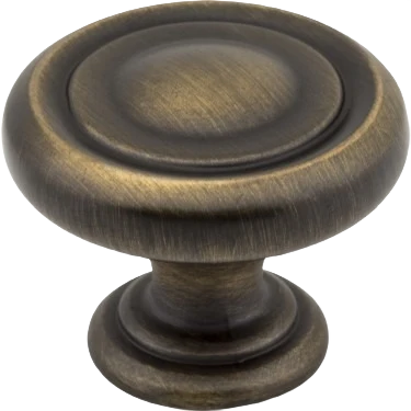 Top-Quality Hardware Resources Breman 1-1 4 In. Knob Antique Brushed Satin Brass Fast