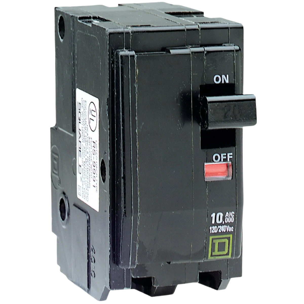 Organic Square D QO 60A Double-Pole Circuit Breaker Powerful