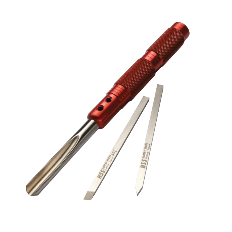 Crafted Sorby Modular Micro Spindle Turning Tool Set Complete Green