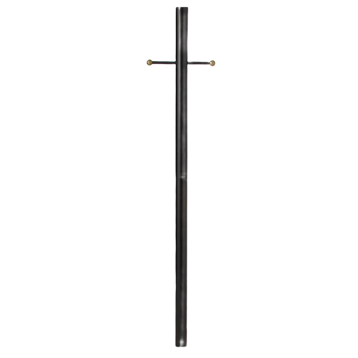 Smart Westinghouse Black on Steel Brass Colored Spherettes Outdoor Lamp Post 7 ‘ Official