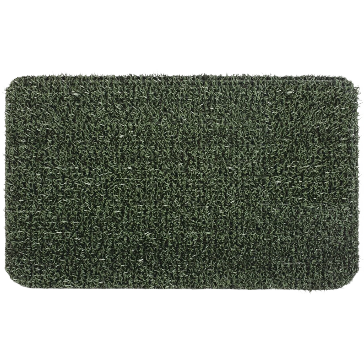 Sophisticated GrassWorx Clean Machine Classic Evergreen AstroTurf Door Mat 17.5 x 23.5 in. Soft