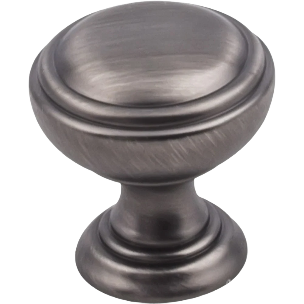 Trusted Hardware Resources 1-1 4 In. Tiffany Knob Brushed Pewter Effective