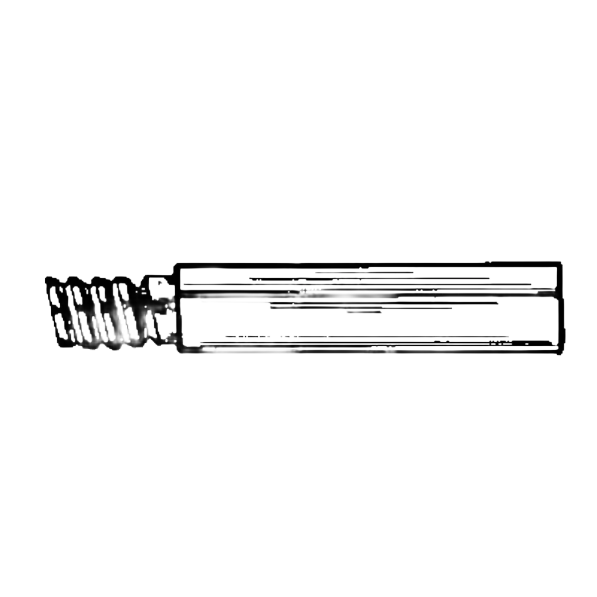Verified Waddell Threaded Broom Handle 54 in. Minimalist
