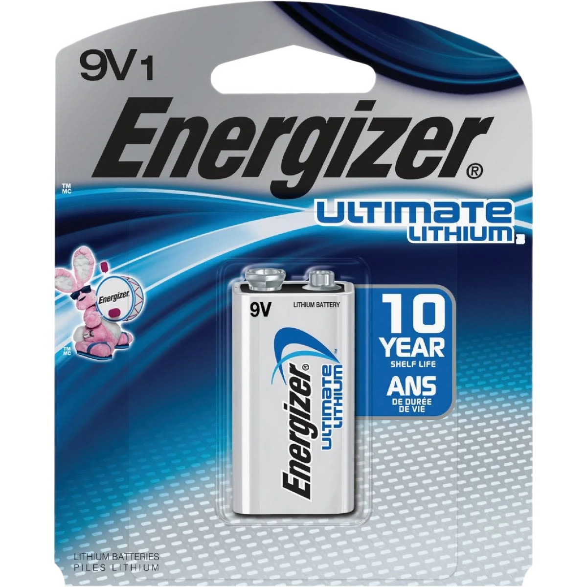 Powerful Energizer 9V Lithium Battery Premium Material