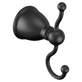 Lightweight Moen Matte Black Caldwell Robe Hook Verified