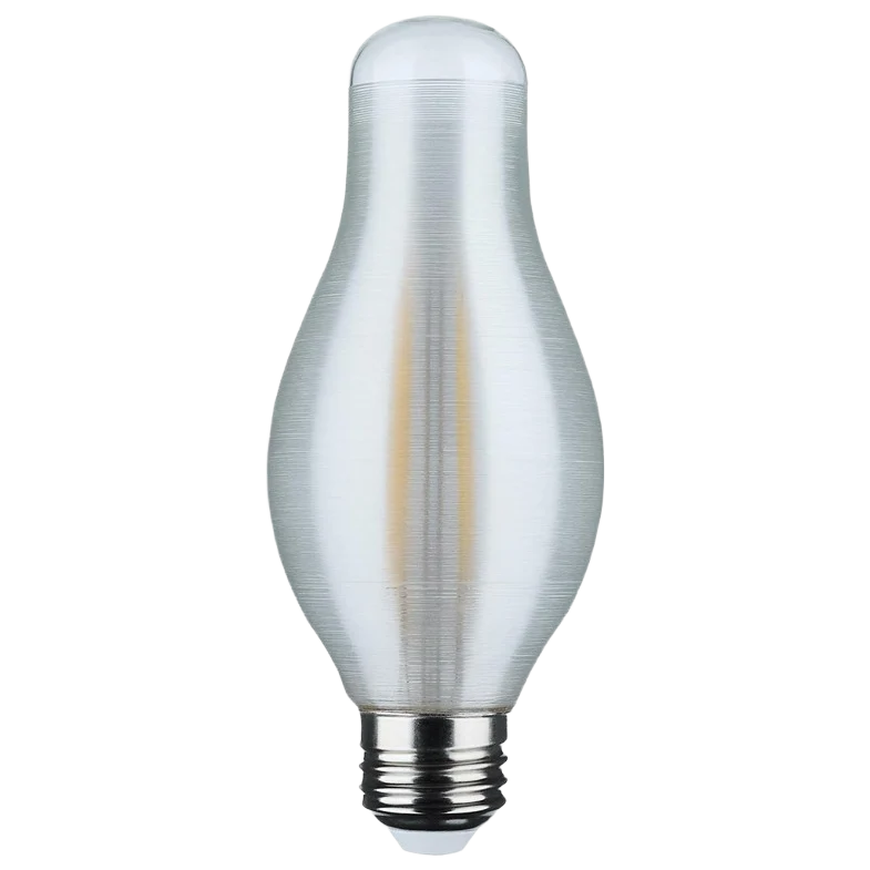 Natural Satco 7 Watt H19 LED Medium Soft White Satin Spun Light Bulb World-Class