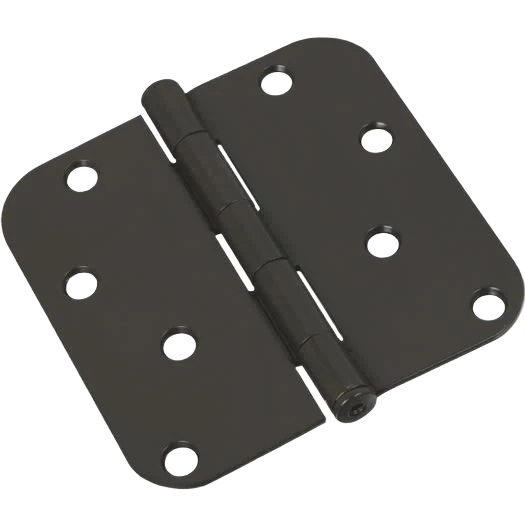 Genuine National Hardware 4 x 5 8 Radius Oil Rubbed Bronze Door Hinge Functional
