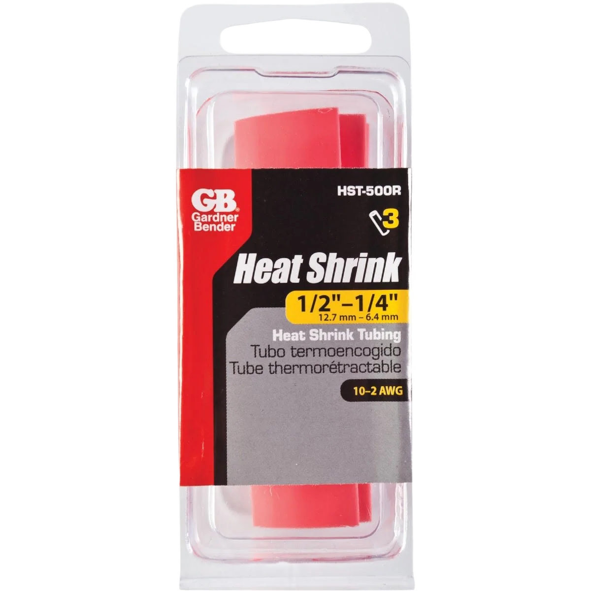 Trusted Gardner Bender Thin-Wall Heat Shrink Tubing 1 2 In. x 4 In. Top-Quality
