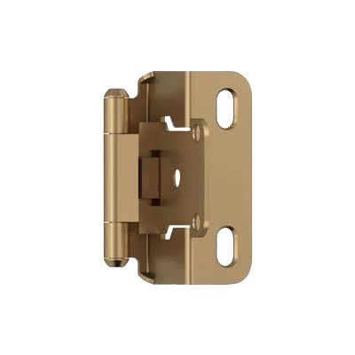 Elite Amerock 1 2 Overlay Self-Closing Partial Wrap Champagne Bronze Cabinet Hinge Exclusive