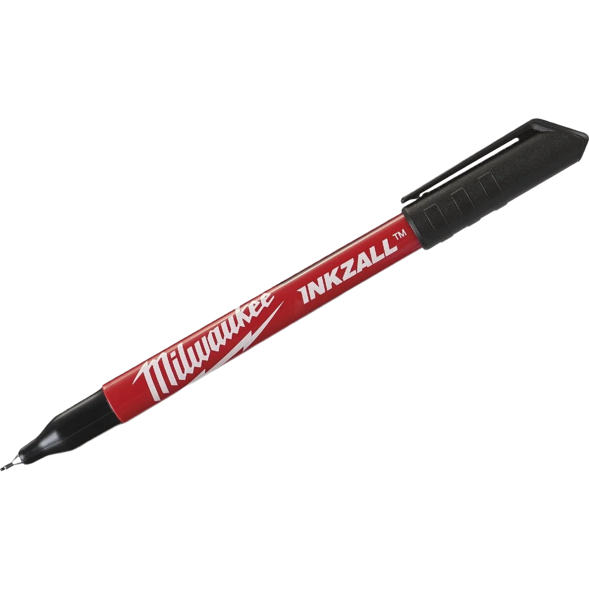 Authentic Milwaukee INKZALL™ Black Ultra Fine Point Jobsite Pens 4-Pack Efficient