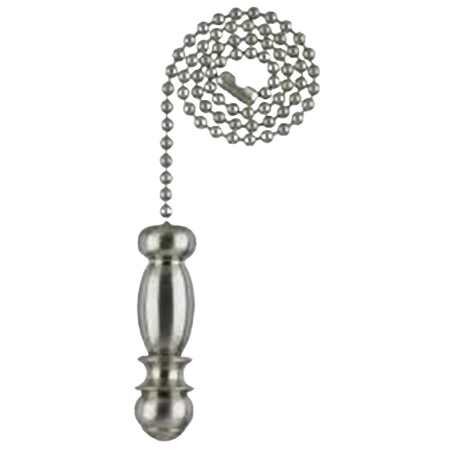 Next-Generation Westinghouse Brushed Nickel Beaded Pull Chain with Pendant 12 In. Genuine