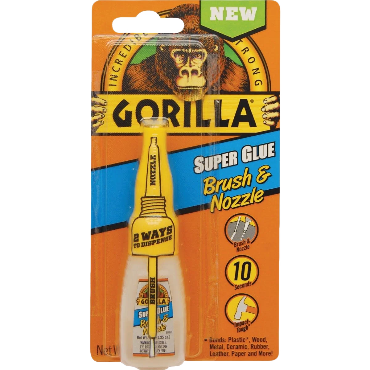 Excellent Gorilla Brush Nozzle Super Glue 0.42 oz. Sophisticated