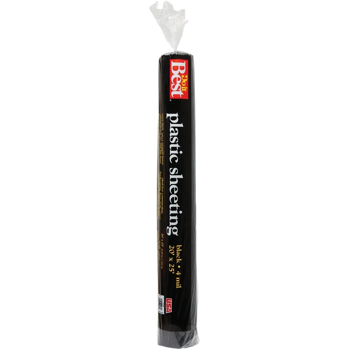 Certified Do it Black Poly Film Sheeting 20 x 25 ft. Genuine