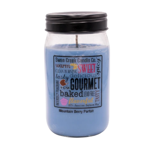 Comfortable Swan Creek Mountain Berry Parfait Pantry Jar Candle 12 oz. Effective