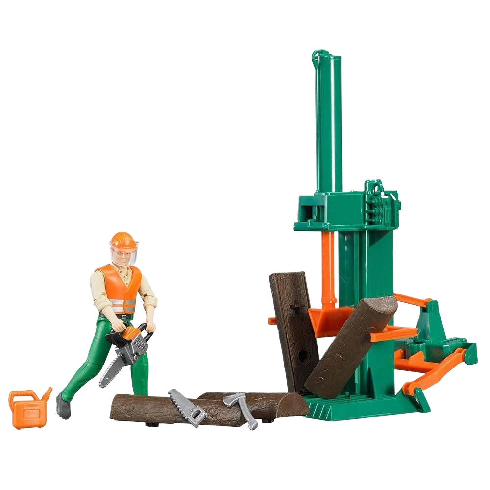 Specialty Bruder Toys bWorld Forestry Set High-End