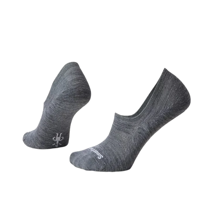 High-Grade Smartwool Large Medium Gray Everyday No Show Zero Cushion Socks Contemporary