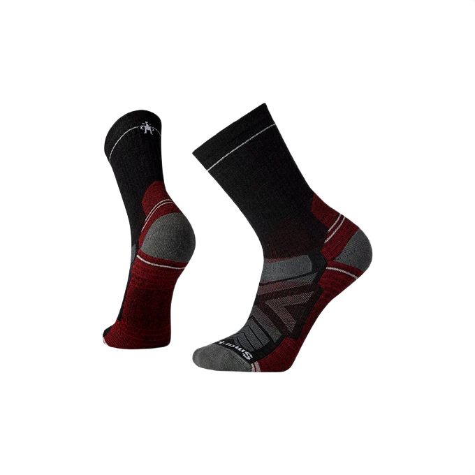 Sustainable Smartwool XL Charcoal Hike Light Cushion Crew Socks Fine Crafted