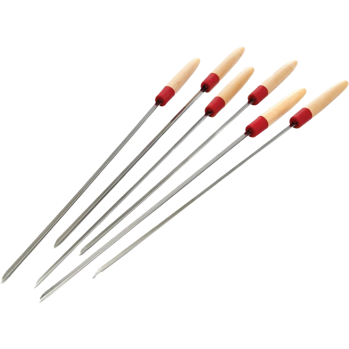 Quality GrillPro Stainless Steel Skewers 6-Pack Detailed