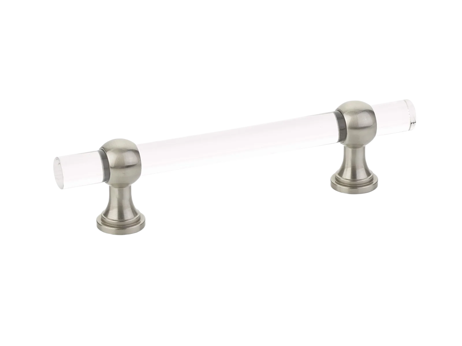 Relaxed Schaub Satin Nickel Acrylic Lumiere Transitional Adjustable Pull Breathable