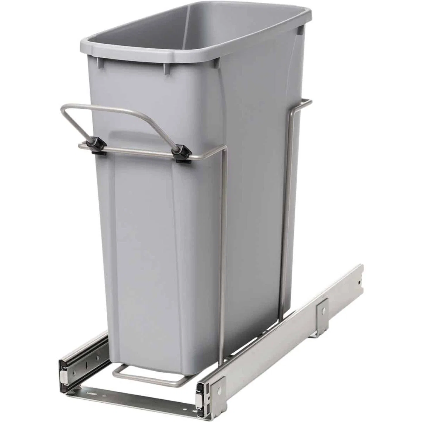 Official Solutions 20 Quart In-Cabinet Single Pull-Out Trash Can Exceptional