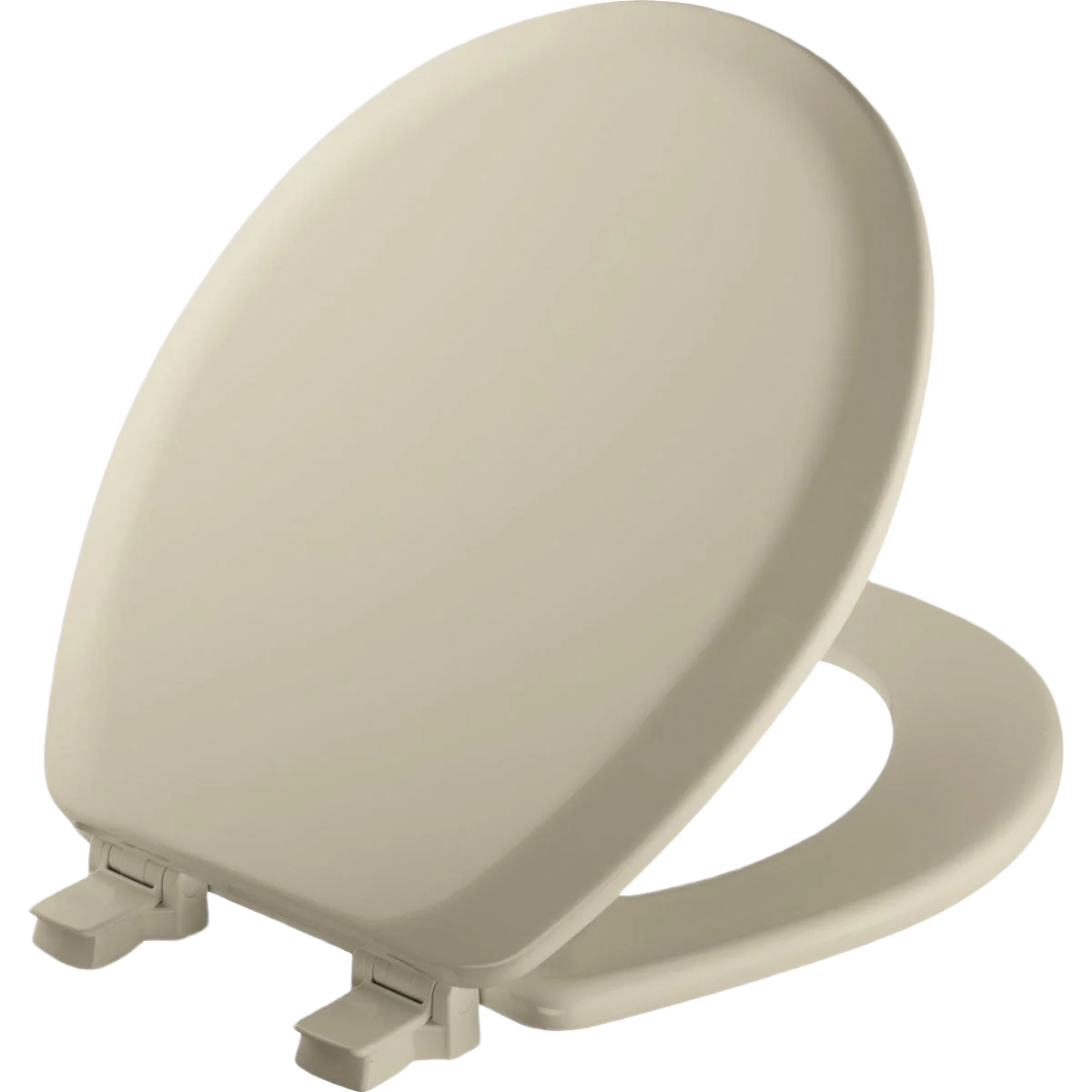 Premium Material Mayfair Advantage Round Bone Wood Toilet Seat Solid