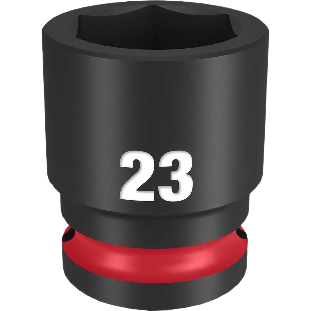 Easy-to-Use Milwaukee SHOCKWAVE™ Impact Duty™ 1 2 Drive 23-mm 6 Point Socket Official