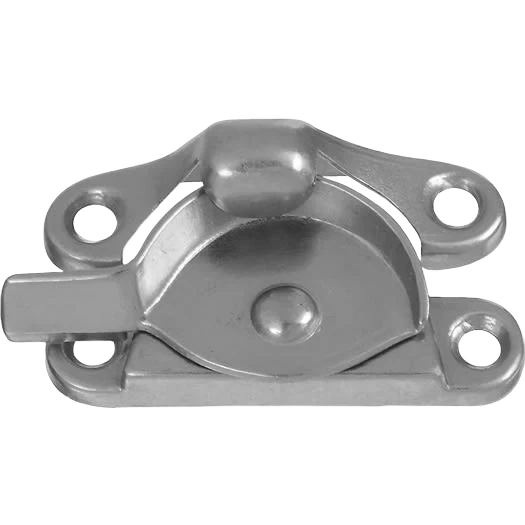 Comfortable National Hardware Double Hung Satin Nickel Crescent Sash Lock Refined