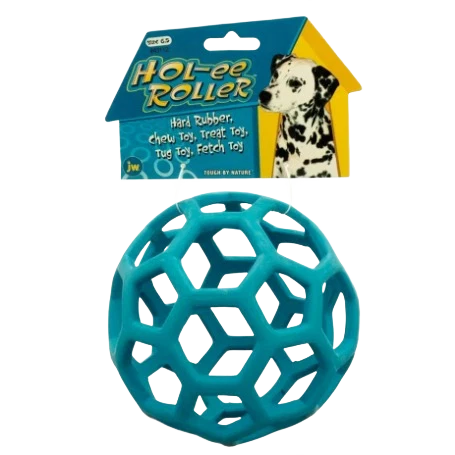 Clean Petmate Large Blue HOL-EE Roller Dog Toy 6.5 in. Carefully Designed