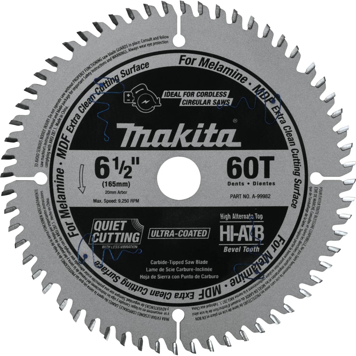 Healthy Makita 6-1 2 in. 60T Plunge Saw Blade Original Design