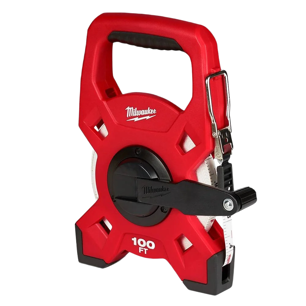 Enhanced Milwaukee 100′ Steel Open Reel Long Tape Relaxed