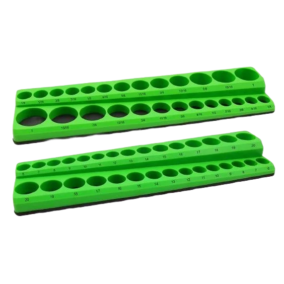 Crafted Grip 3 8 In. Shallow Deep Magnetic Socket Holder 2PC Carefully Designed