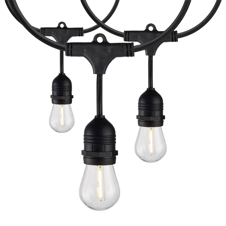 Genuine Satco 24′ LED Bulb Indoor Outdoor String Lights 2-Pack Quality