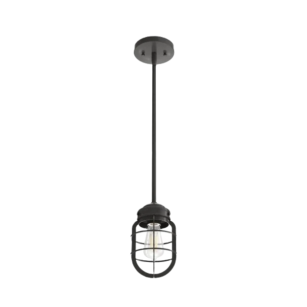 Carefully Designed Hunter Starklake Noble Bronze 1 Light Mini Pendant 17 in. Pure