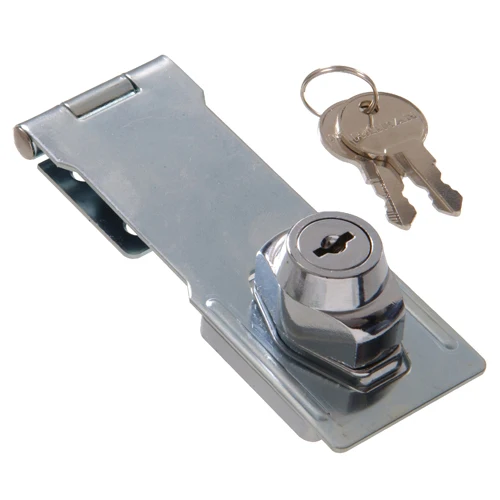 High-End Hillman 4-1 2 in. Gate Keyed Safety Hasp Chrome Finish Environmentally Friendly
