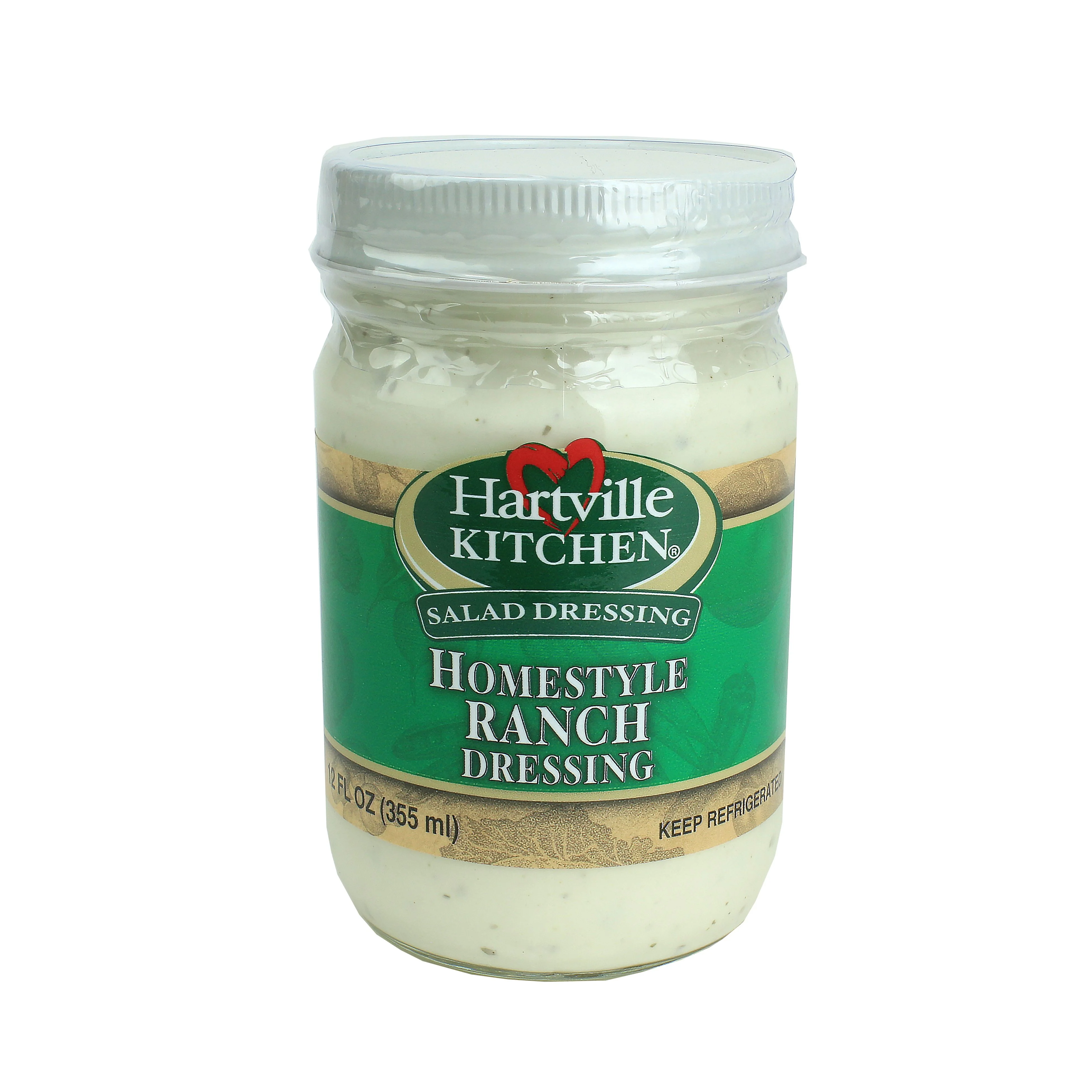 Quality Hartville Kitchen Refrigerated Homestyle Ranch Dressing 12 oz. Consistent