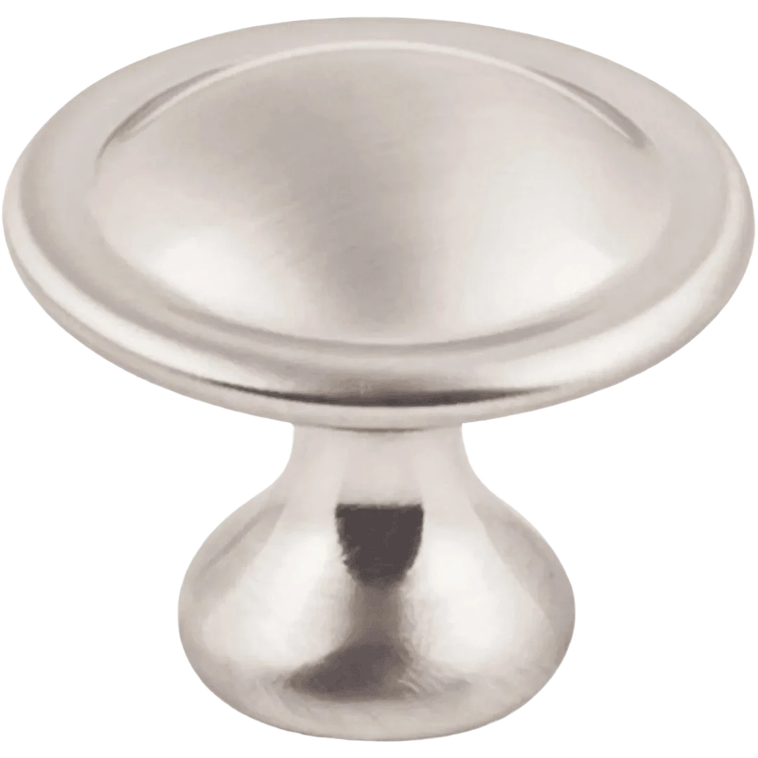 Stylish Hardware Resources Kasa Mushroom Knob Satin Nickel 10-Pack Powerful