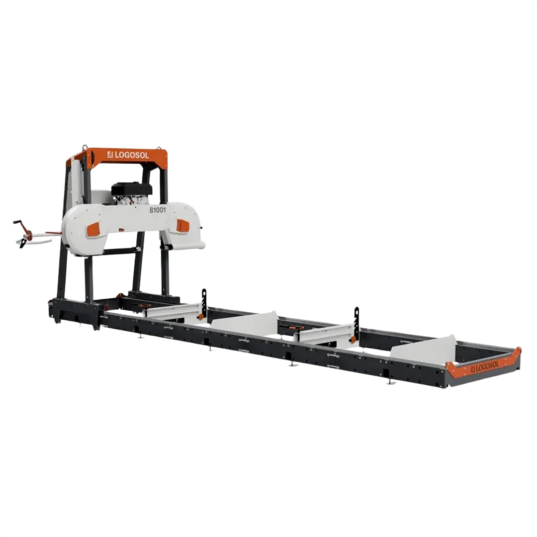 Enhanced LOGOSOL B1001 Band Sawmill w 23HP Gas Engine and Electric Start Superior
