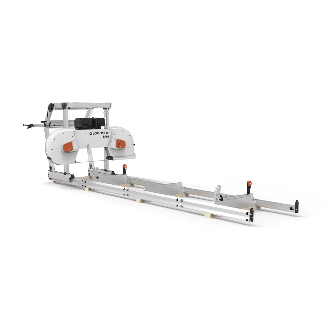 Breathable LOGOSOL B701 Band Sawmill with 13.5 HP Gasoline Engine Carefully Designed