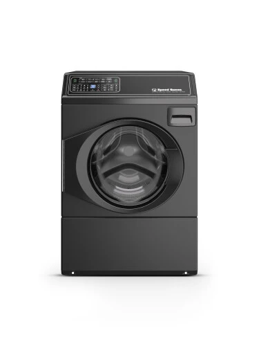 Organic 3.5 cu ft. Left-Hinged Front Load Washer with Pet Plus™ – Matte Black Secure