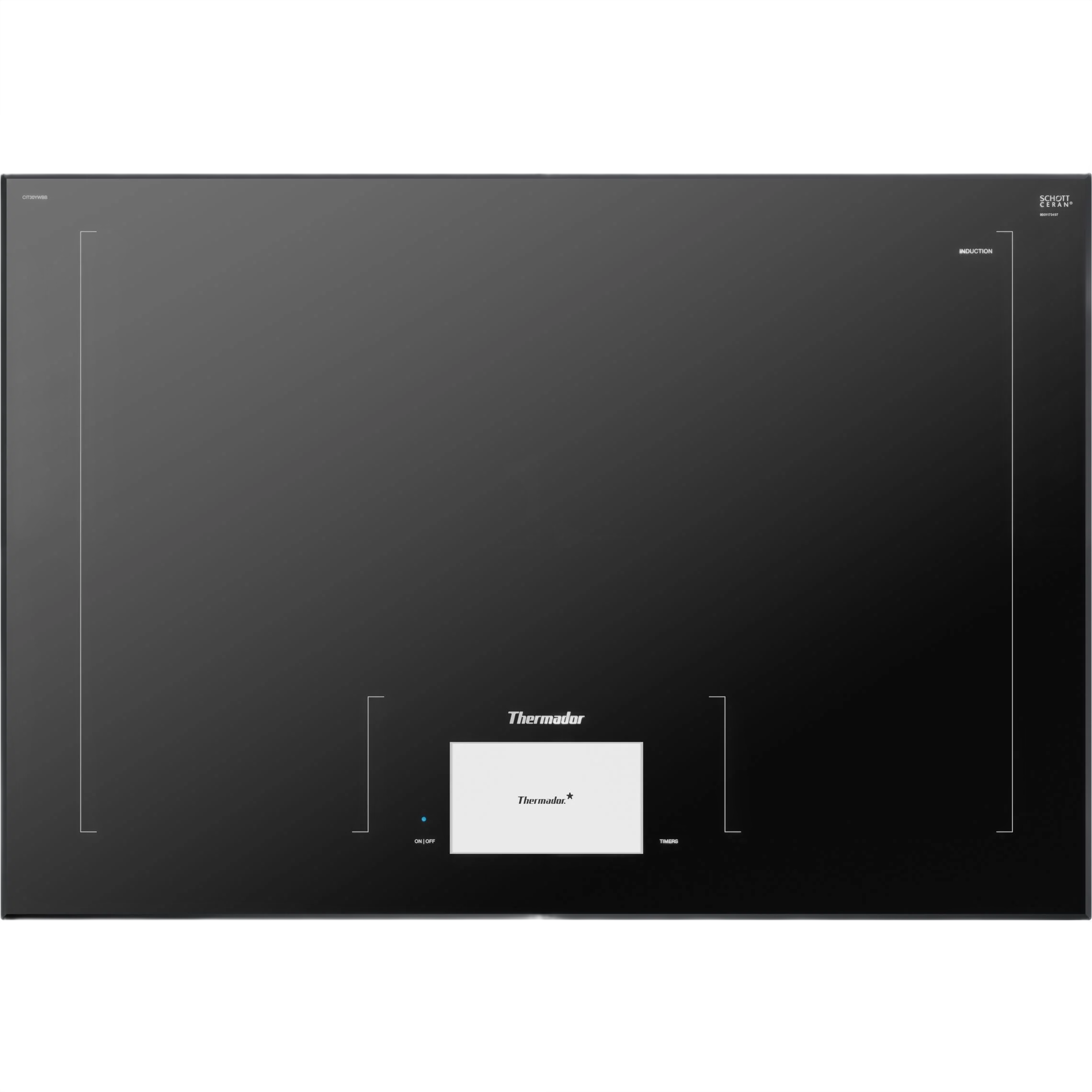 Sustainable dom® Induction Cooktop 30” Dark Gray Without Frame Refined
