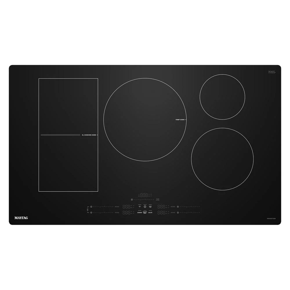Secure 36-Inch Wide Induction Cooktop with Power Boost Outstanding