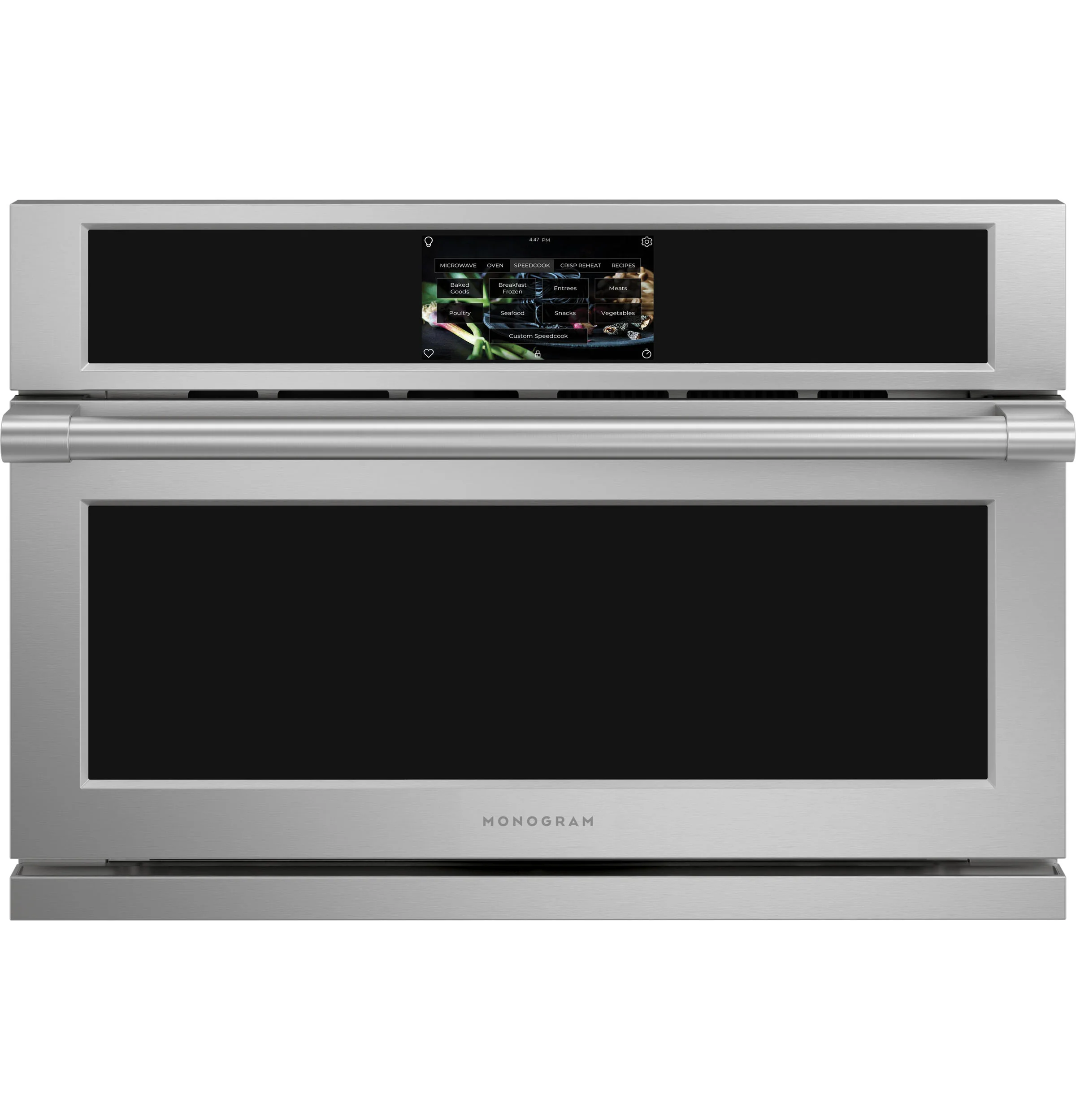 Smart Monogram 30 Statement Five-in-One Wall Oven with 120V Advantium® Technology First-Class