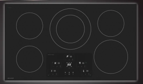 Secure 36 in. Width Cooktop European Black Mirror Finish Made with Premium SCHOTT Glass Relaxed