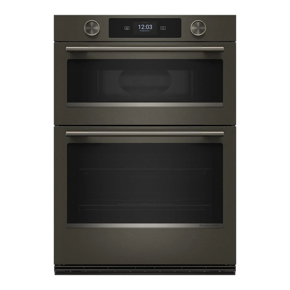 Organic 30-inch Smart Electric Combo Wall Oven with Assisted Cooking Modes – Black Ore Original Design