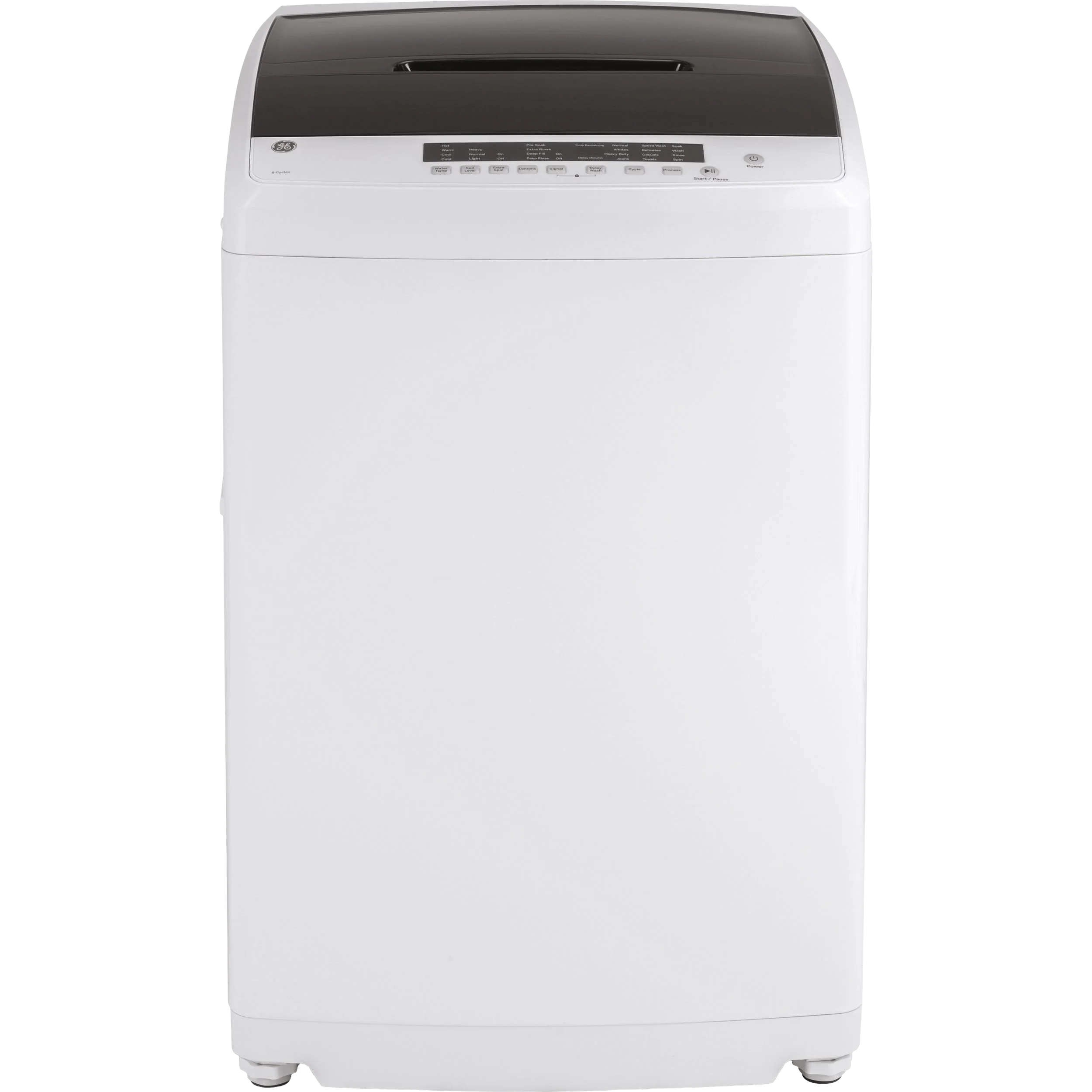 Convenient GE® Space-Saving 2.8 cu. ft. Capacity Stationary Washer with Stainless Steel Basket Quality
