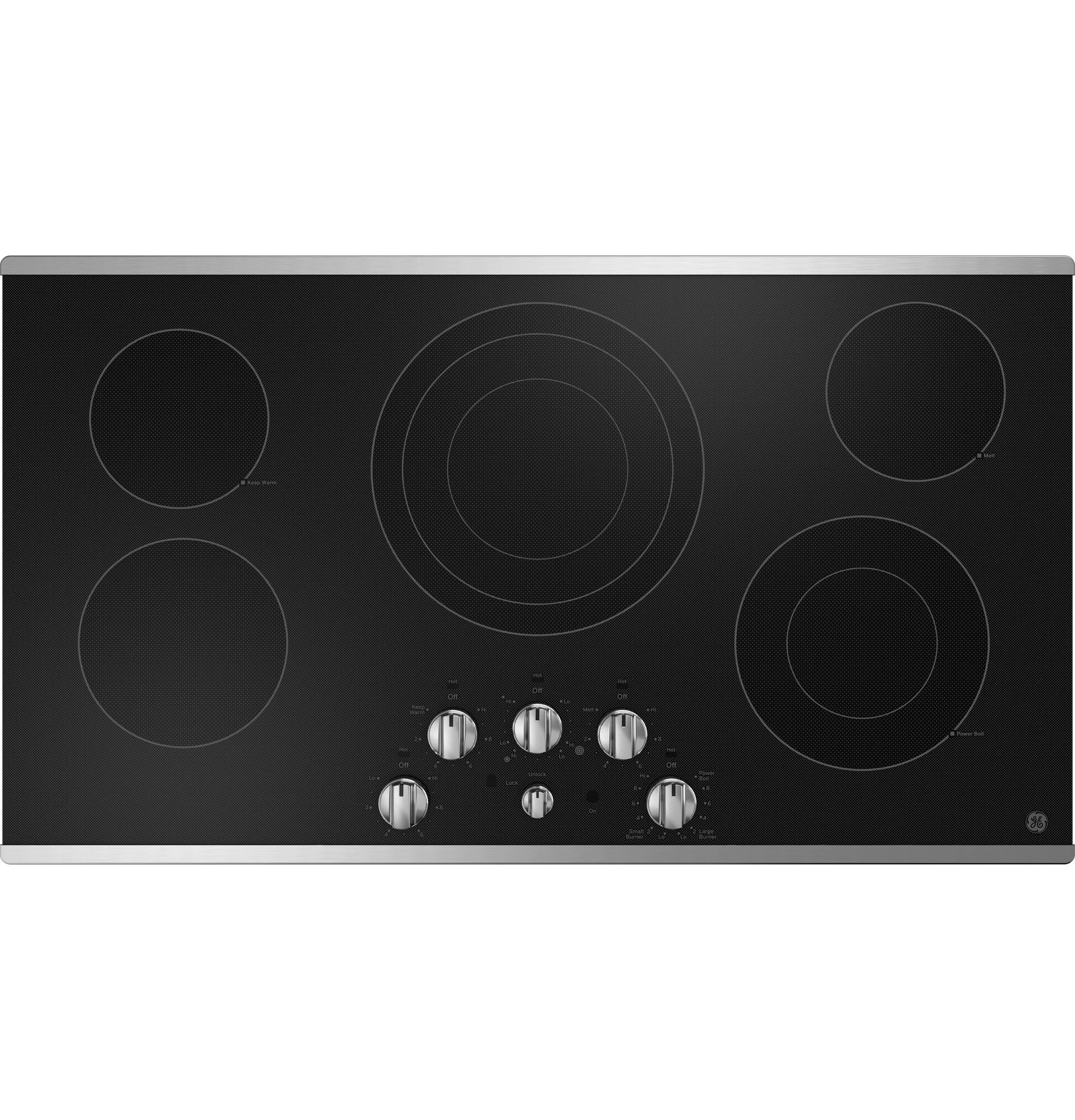 Relaxed GE® 36 Built-In Knob Control Electric Cooktop Long-Lasting