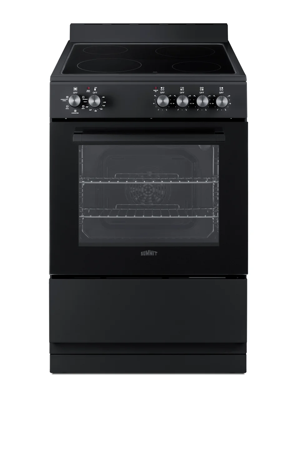 Contemporary 24 Wide Electric Smooth-Top Range Top-Quality