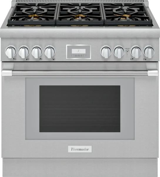 Lightweight Gas Professional Range 36” Pro Harmony® Standard Depth Stainless Steel World-Class
