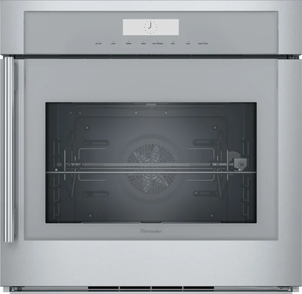 Minimalist Masterpiece® Single Wall Oven 30” Right Side Opening Door Stainless Steel Casual